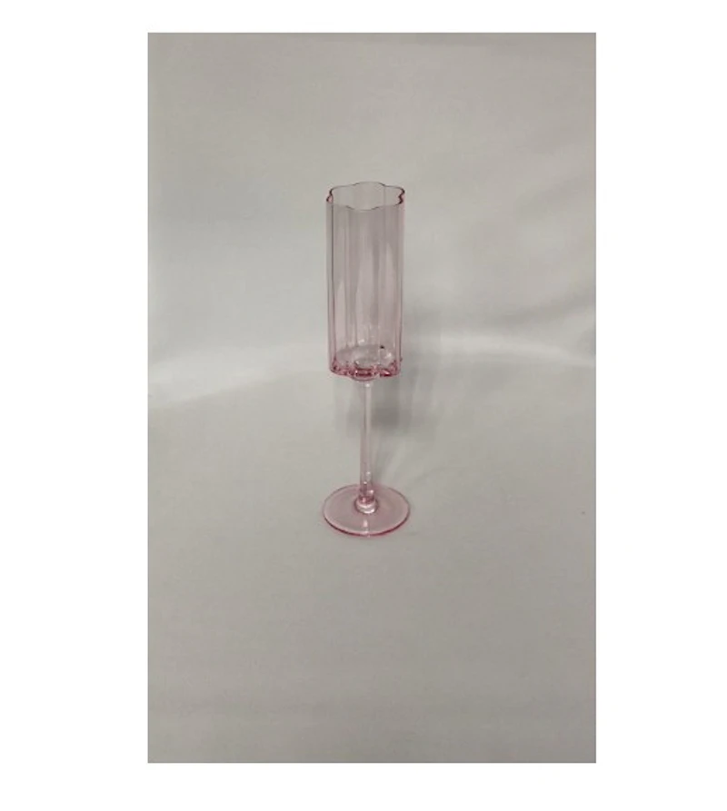 Бокал для шампанского "Флорал" нежно-розовый