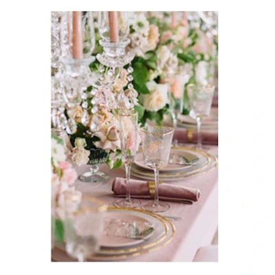 Салфетка бархатная пыльно-розовая - изображение 4