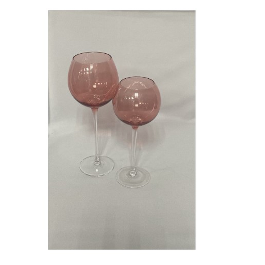 Набор бокалов "Рона" пепельная роза - Фото миниатюра 2