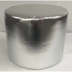 Пуф Люксор mini серебряный - Фото 2