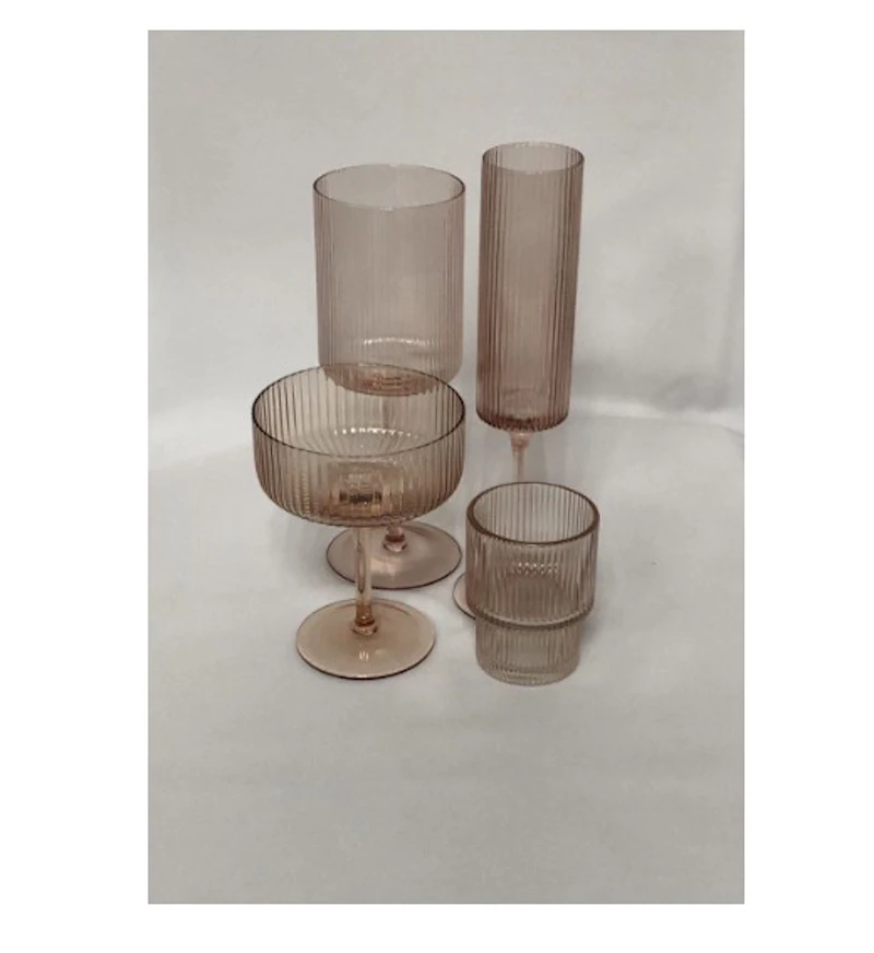 Набор из 4 бокалов "Осака" шампань