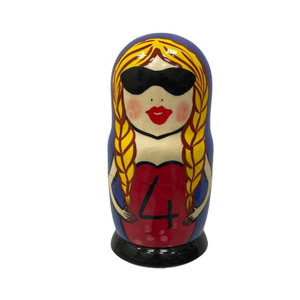 Номерок стола Матрешка