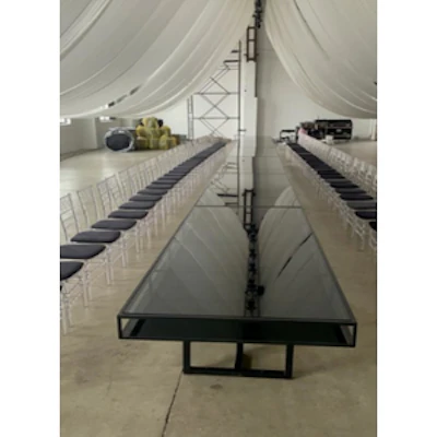 Стул «Тиффани» прозрачный, черный бархат - изображение 6