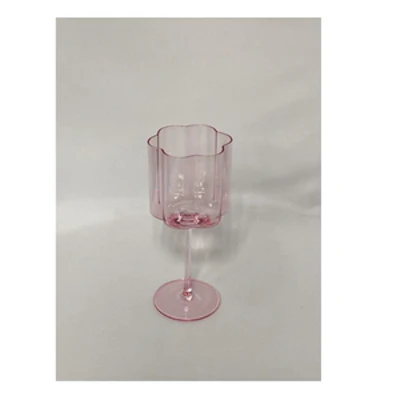 Бокал для вина "Флорал" нежно-розовый - изображение 2