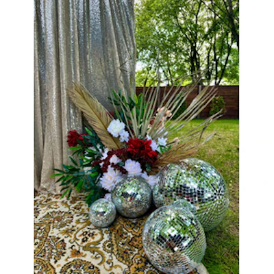 Зеркальный диско-шар 25 см - изображение 3