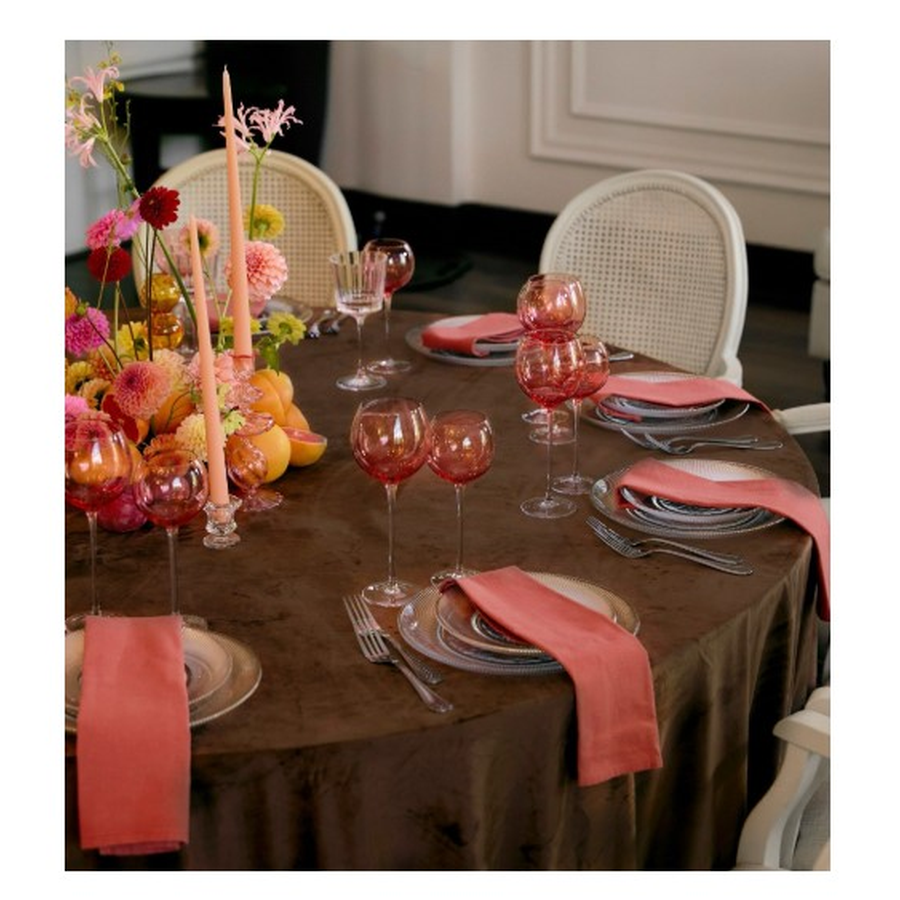 Салфетка из льна фалунский красный - Фото миниатюра 2