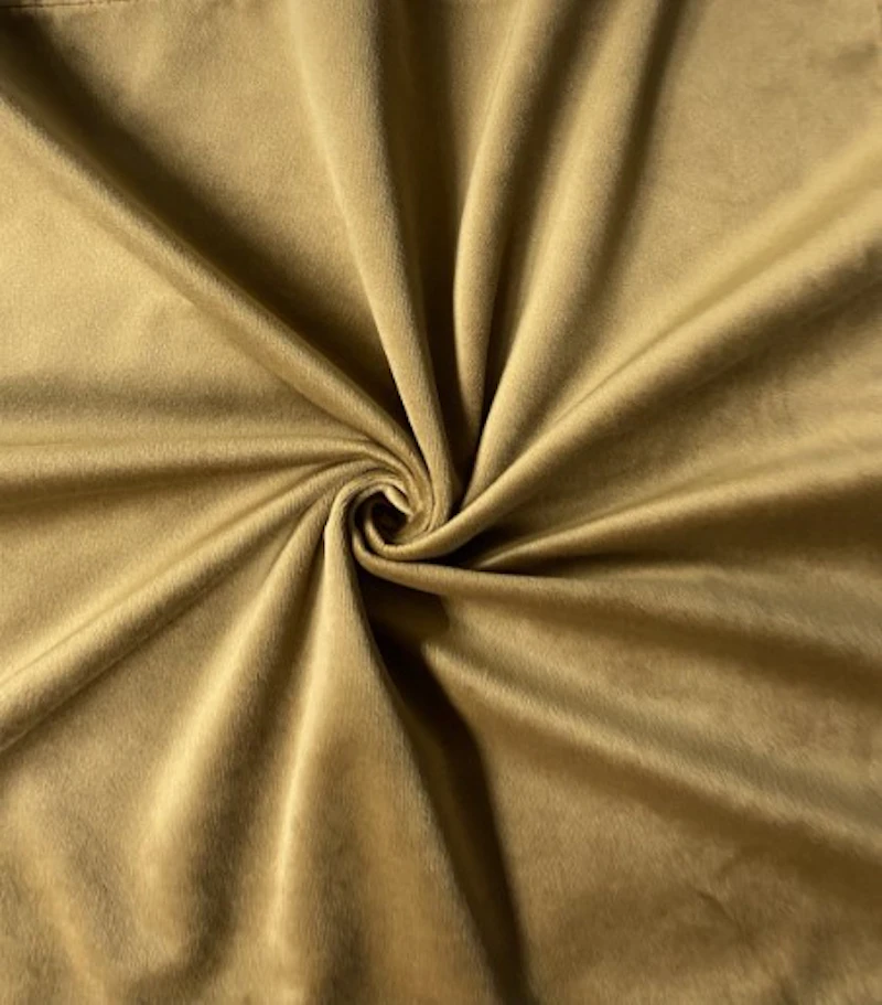 Скатерть бархат темно-золотая прямоугольная