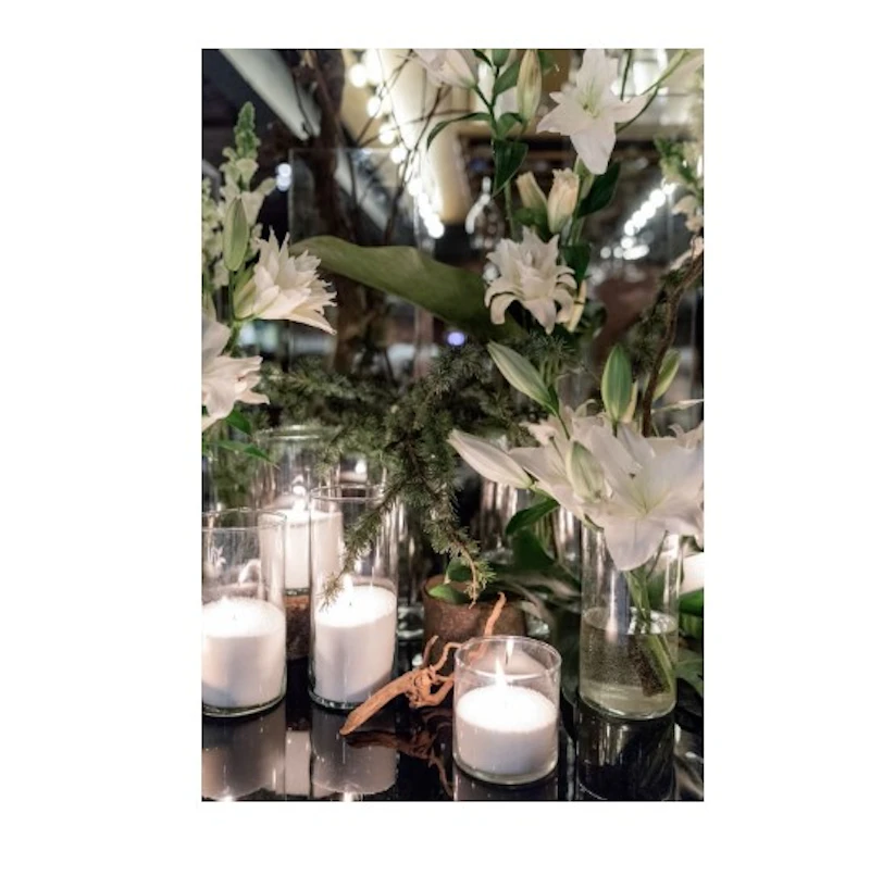 Насыпные свечи 20 см высота, 11 см диаметр