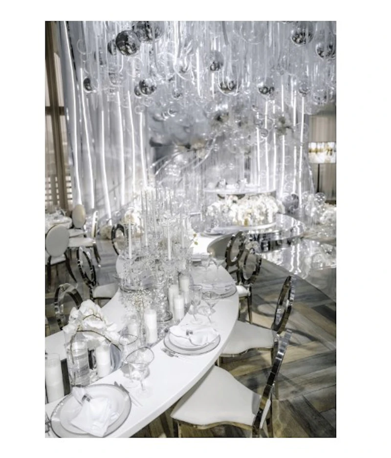 Подстановочная тарелка "Минимал" серебро