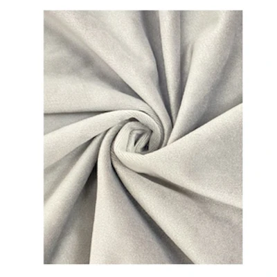 Салфетка бархатная светло-серая - изображение 2