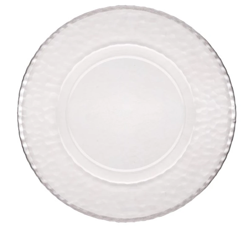 Подстановочная тарелка "Минимал" серебро