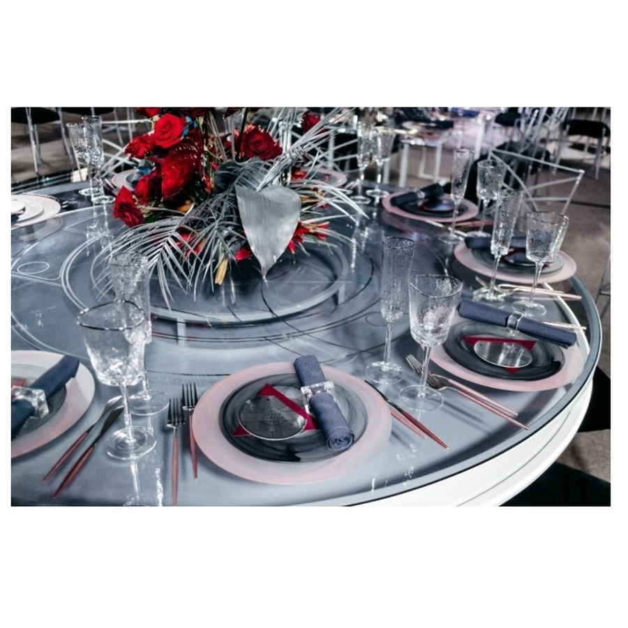 Салфетка полиэстер темно-графитовая - Фото миниатюра 2