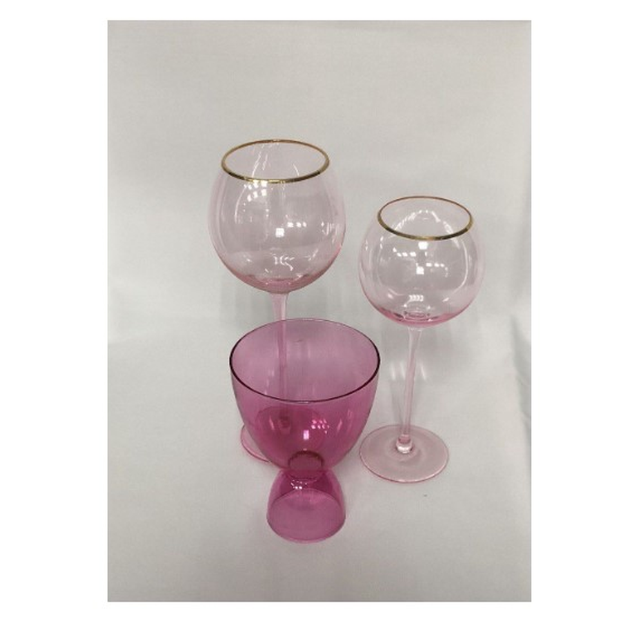 Набор бокалов "Рона & Ми Ми" нежно-розовый - Фото миниатюра 2