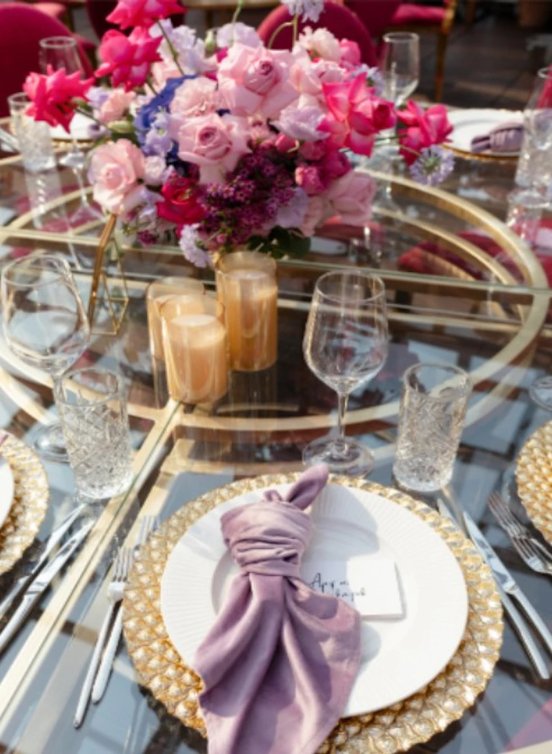 Салфетка бархатная светло-лавандовая