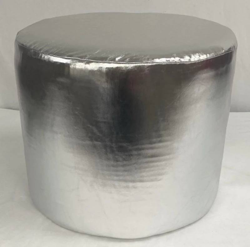 Пуф Люксор mini серебряный