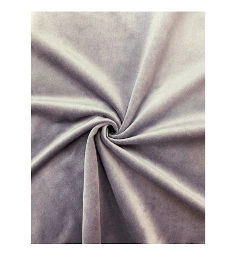 Салфетка бархатная платиново-серая