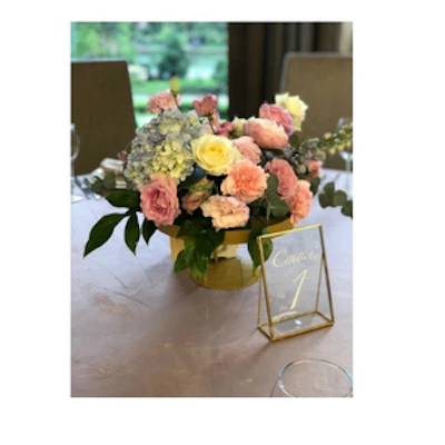 Стойка золотая на стол "Платэ" - изображение 2