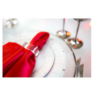 Салфетка атласная алая - изображение 2