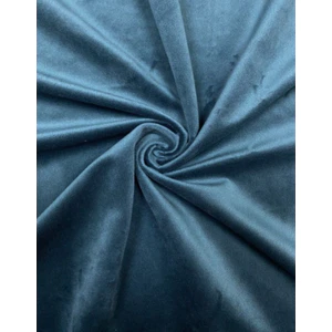 Скатерть круглая бархат темно-бирюзовая - Фото 2