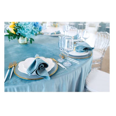 Подстановочная тарелка "Техно" c золотым кантом - изображение 3