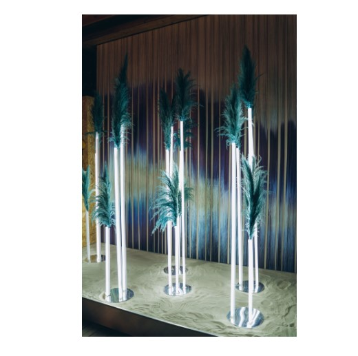 Стойка белый неон "Космос"