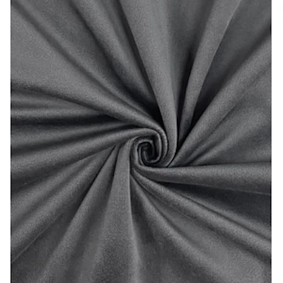 Скатерть круглая бархат темно-серая - изображение 2