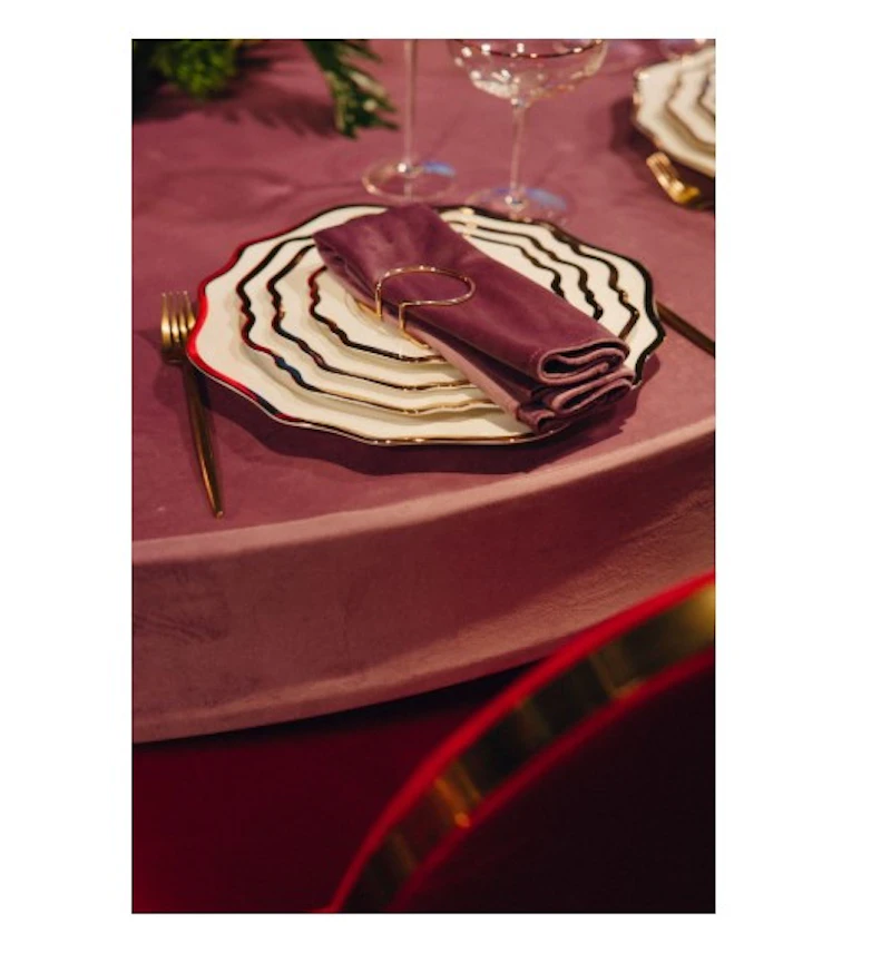 Стол "Лофт" золото лавандовый