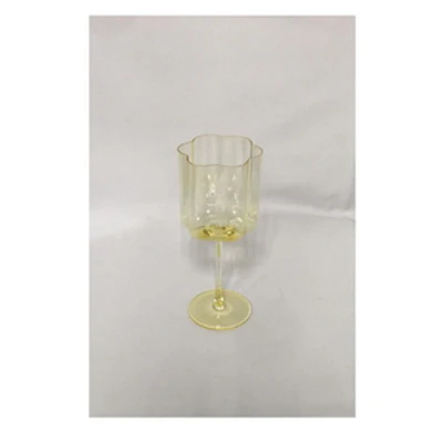 Бокал для вина "Флорал" лимонный - изображение 2