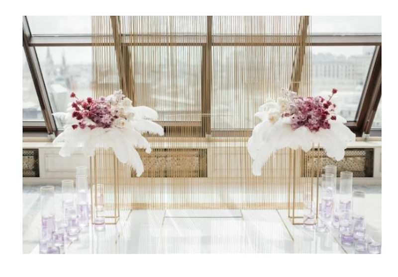 Стойка золото "Фрэйм" 90 см