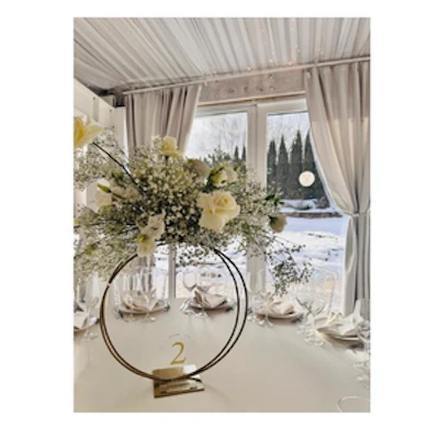 Стойка для цветов  "Гармония" золото - изображение 2