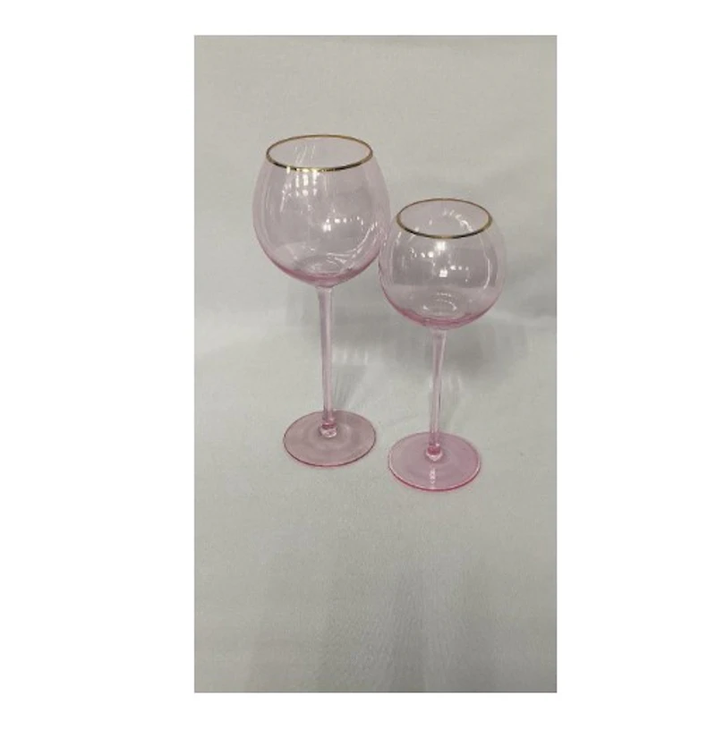 Набор бокалов "Рона" нежно-розовых