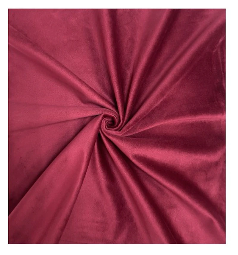 Салфетка бархатная рубиново-красная