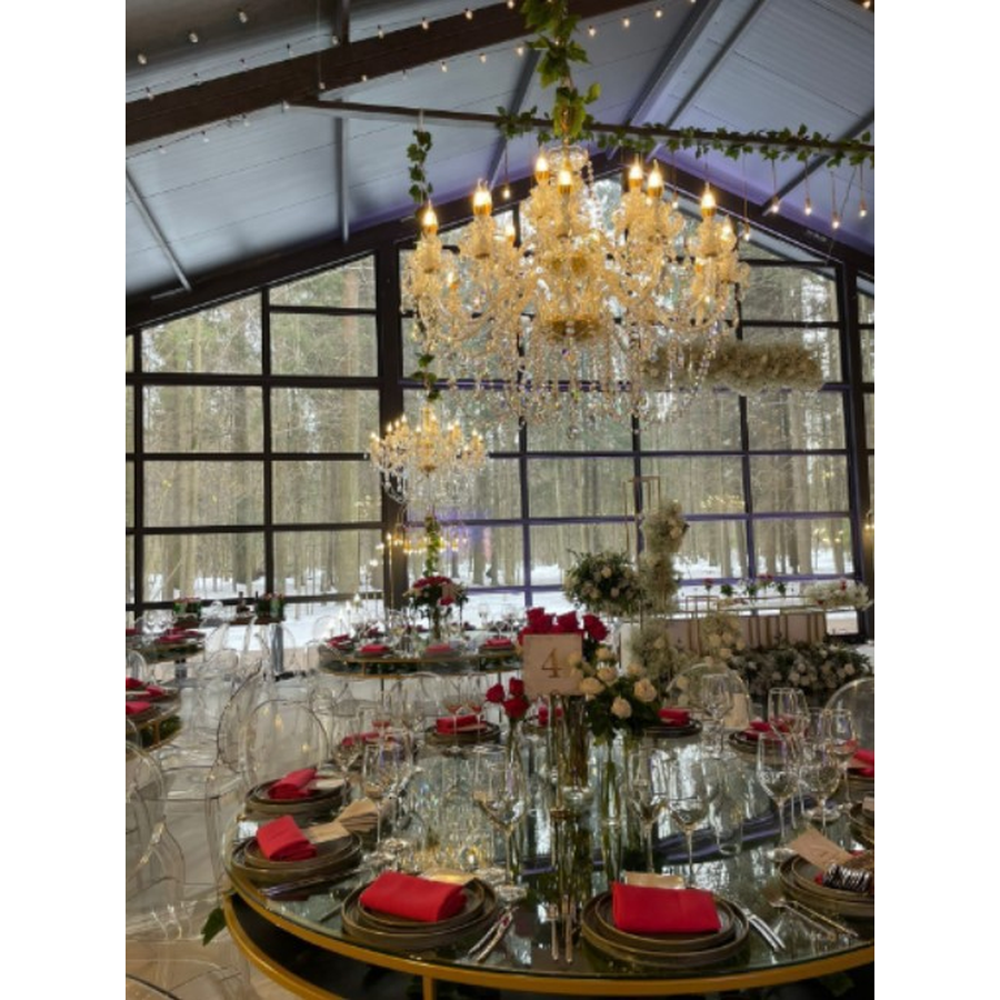 Салфетка полиэстер фуксия - Фото миниатюра 3