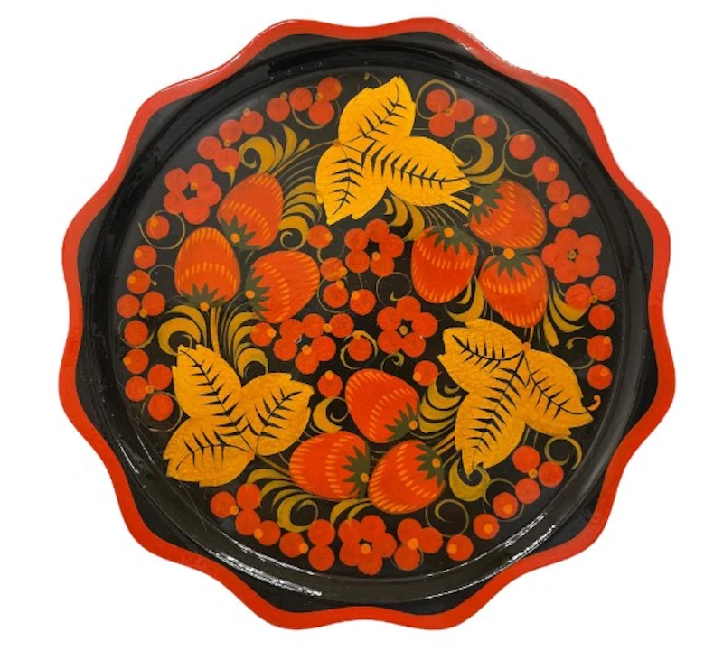 Тарелка хохлома