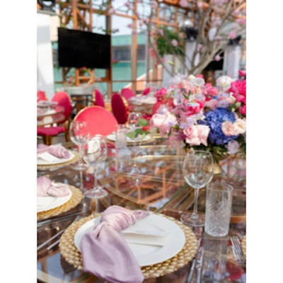 Салфетка бархатная светло-лавандовая - изображение 6