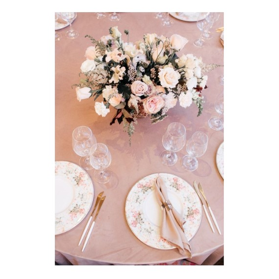 Салфетка полиэстер светло-бежевая - Фото миниатюра 2