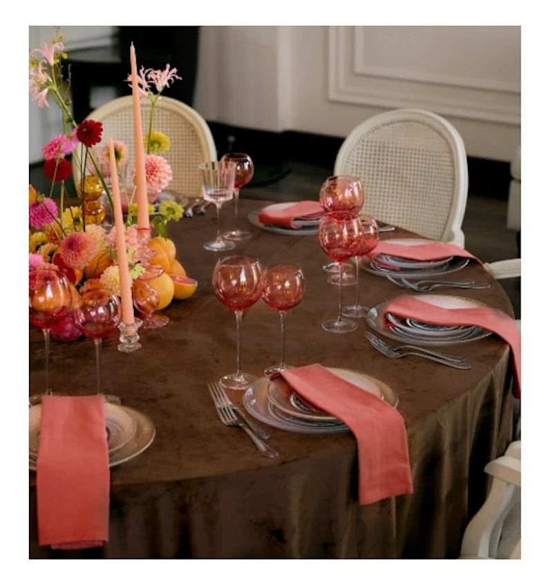 Салфетка из льна фалунский красный