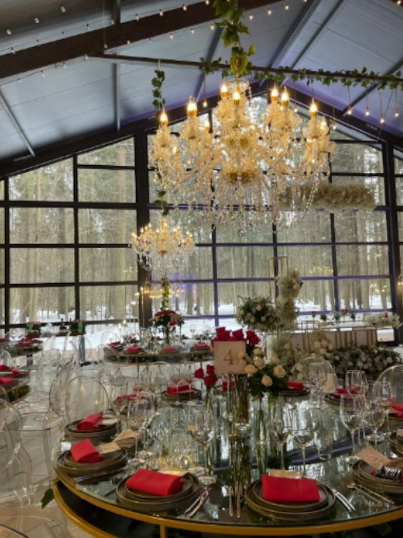 Салфетка полиэстер фуксия