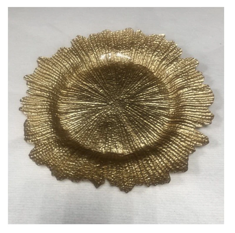 Подстановочная тарелка "Сияющее золото"