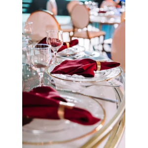 Кольцо для салфеток "Минимал" золото - Фото 2