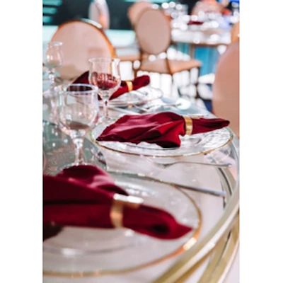 Кольцо для салфеток "Минимал" золото - изображение 2