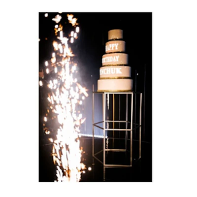 Стол для торта "Техно" золото - изображение 2